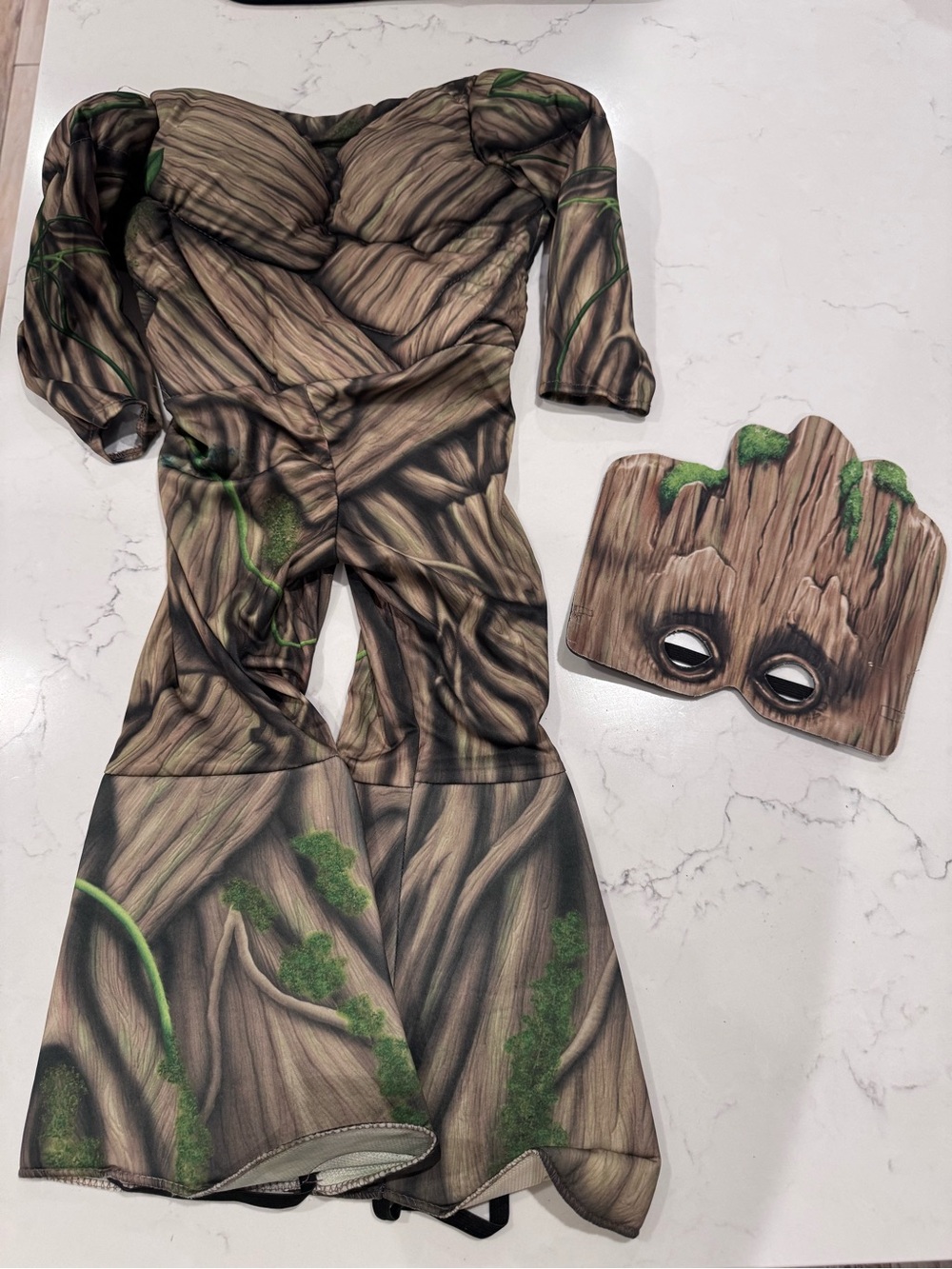 Kids Groot tree costume with Mask - YXS (2-4T)